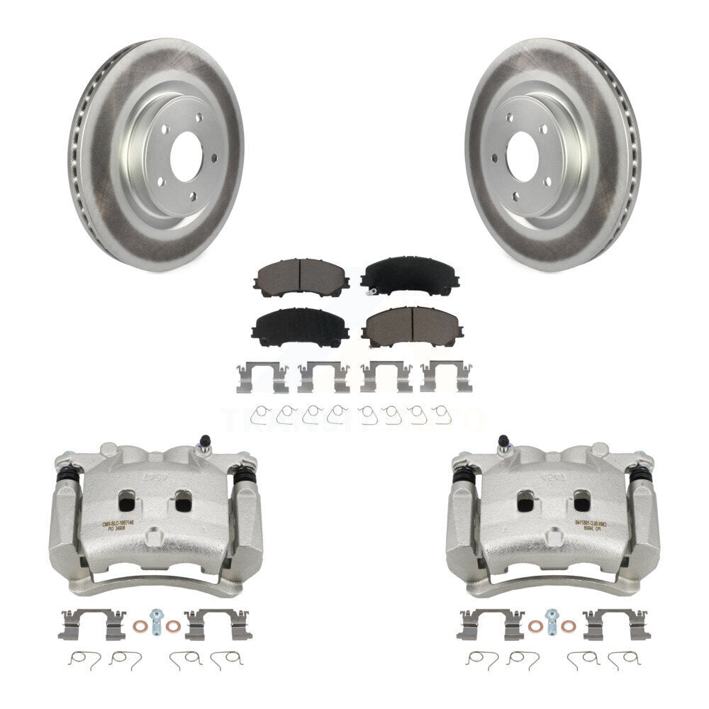Transit Auto KCG-100748C Disc Brake Kit for 2014-2024 INFINITI Q60, INFINITI QX50, INFINITI Q50 - Front product image