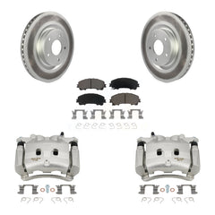 Transit Auto KCG-100748C Disc Brake Kit for 2014-2024 INFINITI Q60, INFINITI QX50, INFINITI Q50 - Front product image