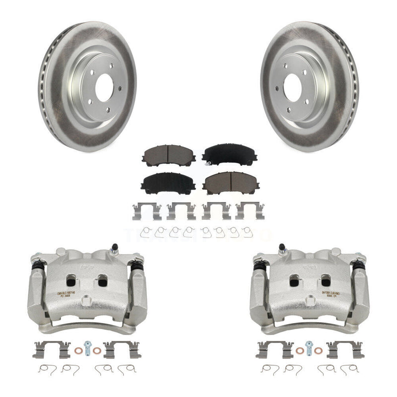 Transit Auto KCG-100748C Disc Brake Kit for 2014-2024 INFINITI Q60, INFINITI QX50, INFINITI Q50 - Front product image