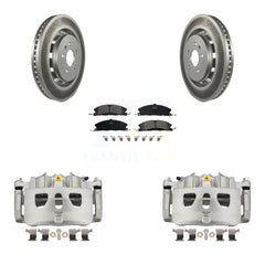 Transit Auto KCG-100748P Disc Brake Kit for 2013-2019 Ford Taurus, Ford Explorer, Ford Special Service Police Sedan & more - Front product image