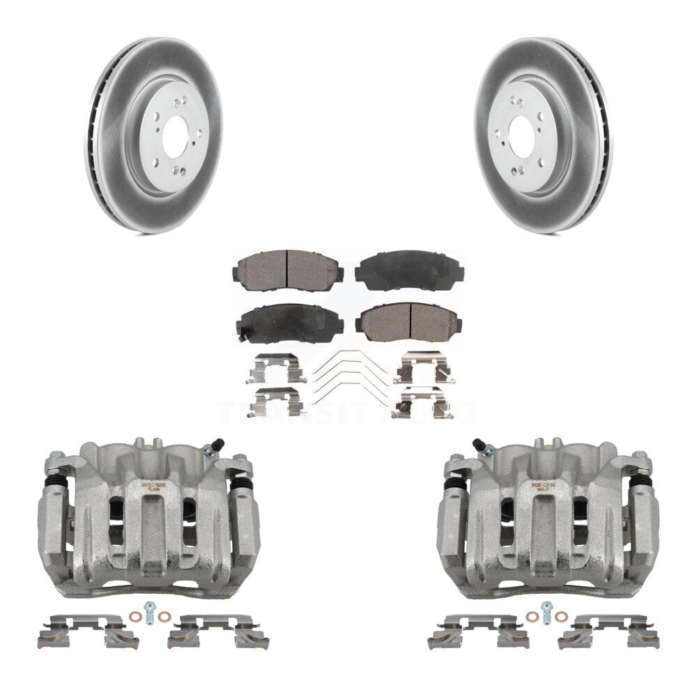 Transit Auto KCG-100748T Disc Brake Kit for 2011-2016 Honda Crosstour, Honda CR-V, Honda Accord Crosstour - Front product image