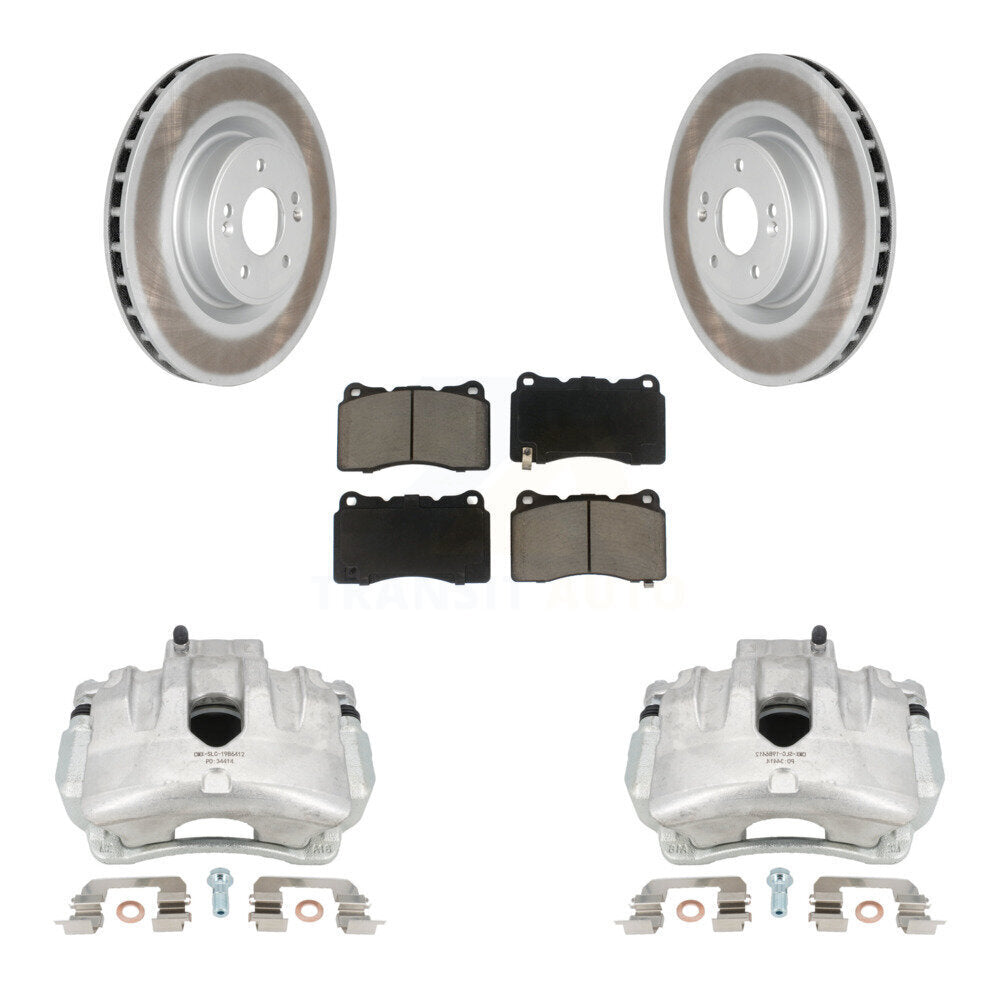 Transit Auto KCG-100750C Disc Brake Kit for 2014-2016 Hyundai Genesis Coupe - Front product image