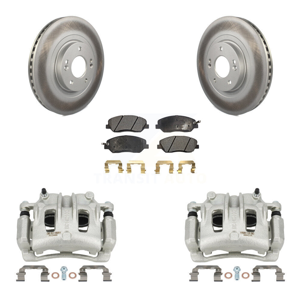 Transit Auto KCG-100751T Disc Brake Kit for 2013-2016 Hyundai Santa Fe, Hyundai Santa Fe XL - Front product image