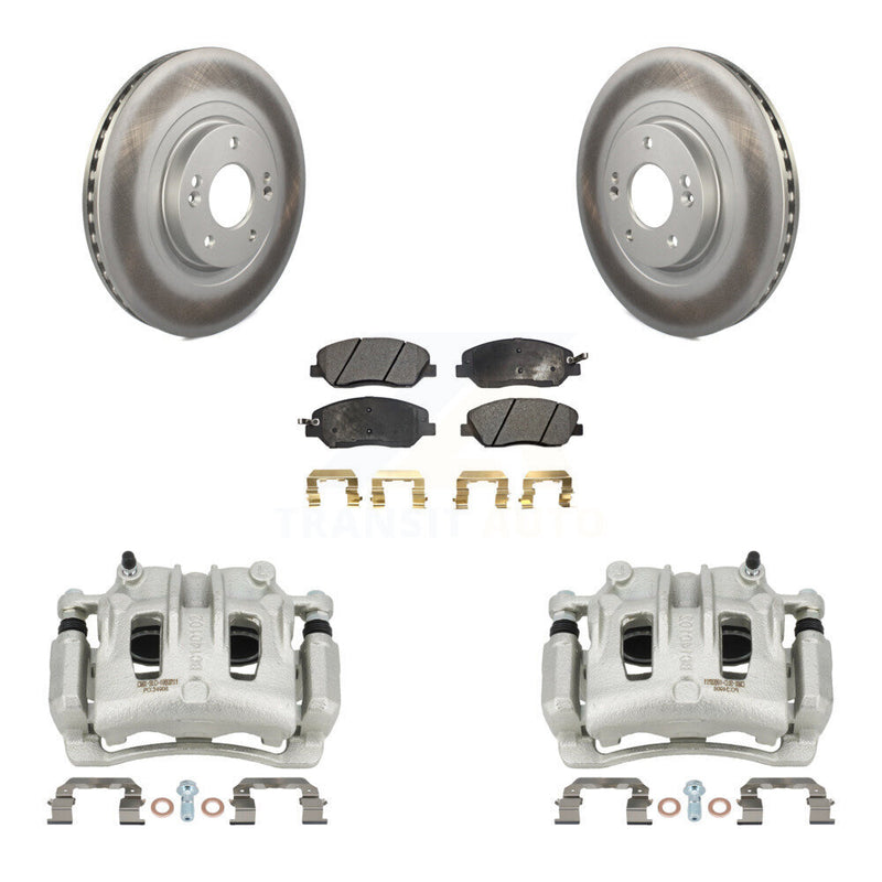Transit Auto KCG-100751T Disc Brake Kit for 2013-2016 Hyundai Santa Fe, Hyundai Santa Fe XL - Front product image