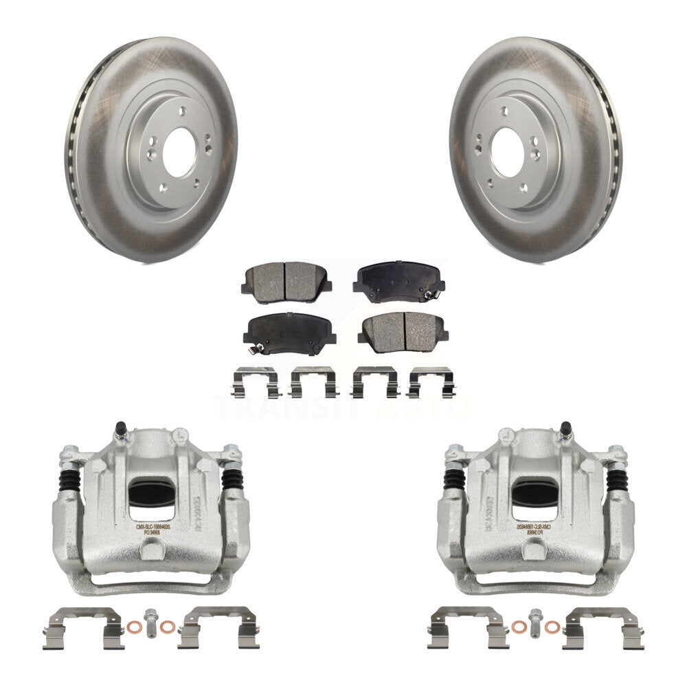 Transit Auto KCG-100752T Disc Brake Kit for 2013-2016 Kia Sorento, Hyundai Santa Fe Sport - Front product image