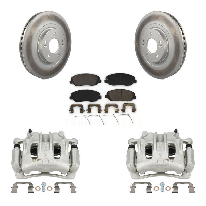 Transit Auto KCG-100753T Disc Brake Kit for 2017-2019 Hyundai Santa Fe, Hyundai Santa Fe XL - Front product image