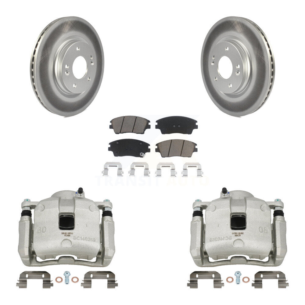 Transit Auto KCG-100755C Disc Brake Kit for 2016-2021 Hyundai Tucson, Kia Sportage - Front product image