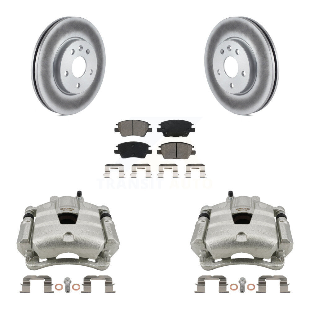 Transit Auto KCG-100755S Disc Brake Kit for 2016-2020 Chevrolet Bolt EV, Chevrolet Cruze, Chevrolet Volt - Front product image