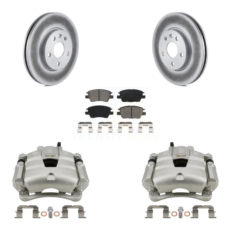 Transit Auto KCG-100755S Disc Brake Kit for 2016-2020 Chevrolet Bolt EV, Chevrolet Cruze, Chevrolet Volt - Front product image