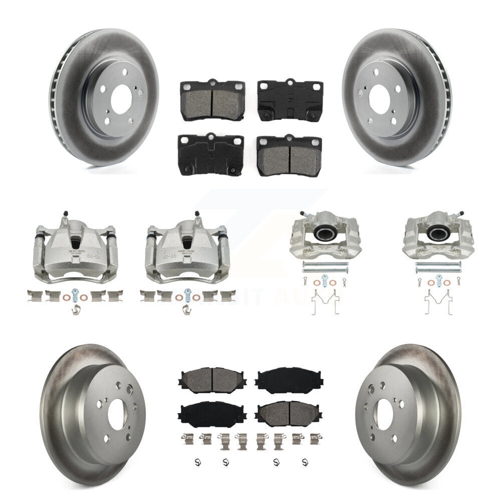 Transit Auto KCG-100757S Disc Brake Kit for 2006-2009 Lexus IS250 - Front and Rear product image