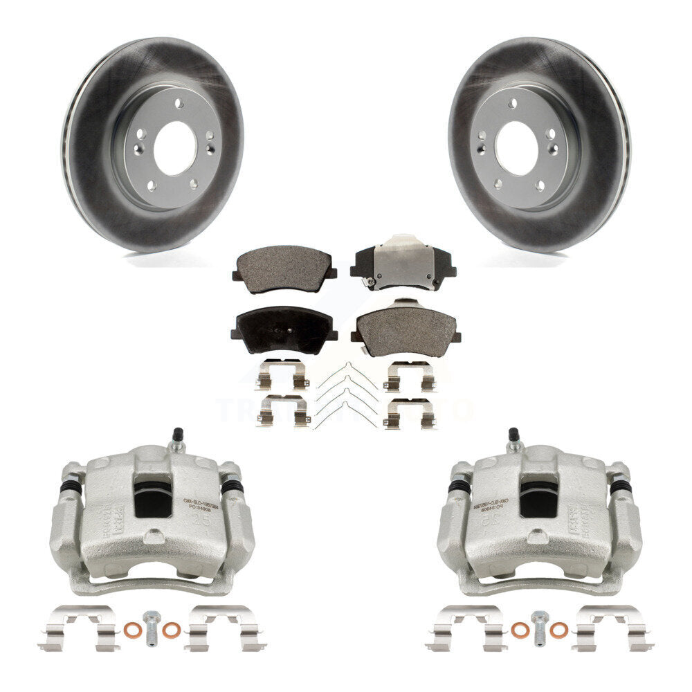 Transit Auto KCG-100757T Disc Brake Kit for 2017-2020 Hyundai Elantra - Front product image