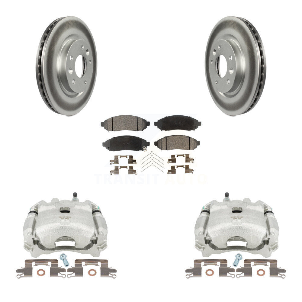 Transit Auto KCG-100758P Disc Brake Kit for 2015 Nissan LEAF - Front product image