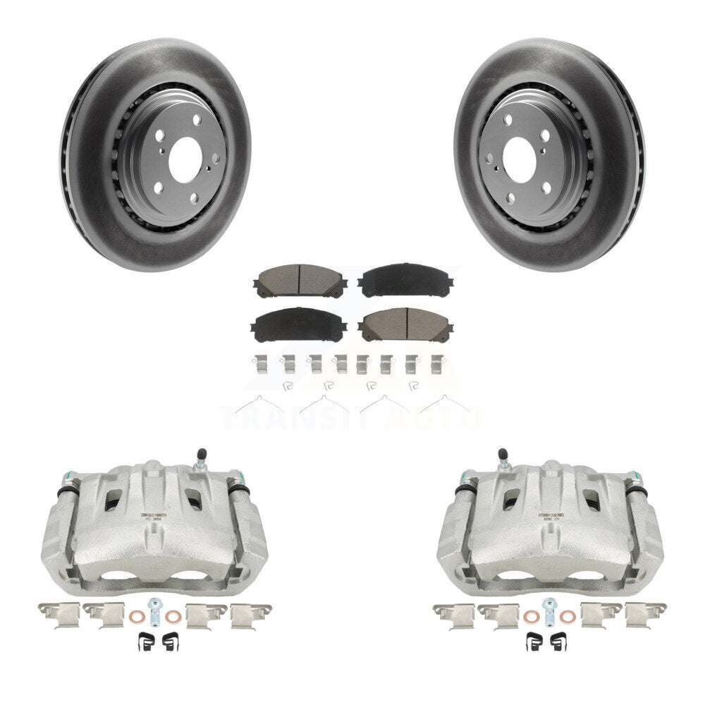 Transit Auto KCG-100760C Disc Brake Kit for 2010-2020 Toyota Highlander, Toyota Sienna, Lexus RX350 - Front product image
