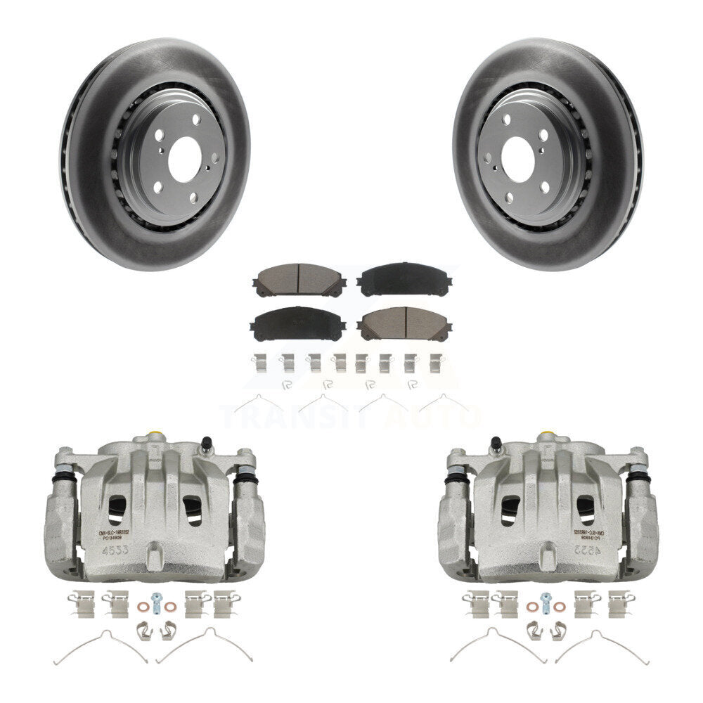 Transit Auto KCG-100761C Disc Brake Kit for 2008-2021 Lexus NX300, Lexus NX200t, Lexus NX300h & more - Front product image