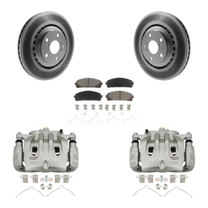 Transit Auto KCG-100761C Disc Brake Kit for 2008-2021 Lexus NX300, Lexus NX200t, Lexus NX300h & more - Front product image