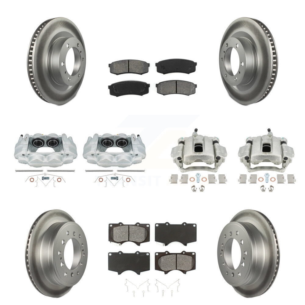 Transit Auto KCG-100761S Disc Brake Kit for 2010-2015 Lexus GX460, Toyota 4Runner - Front and Rear product image