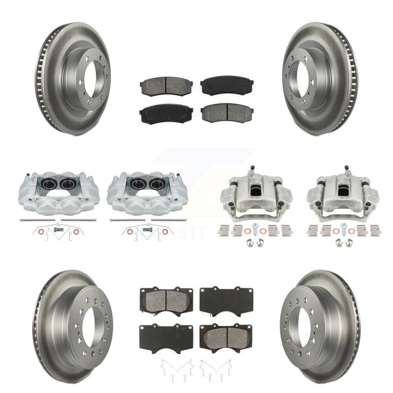 Transit Auto KCG-100761S Disc Brake Kit for 2010-2015 Lexus GX460, Toyota 4Runner - Front and Rear product image
