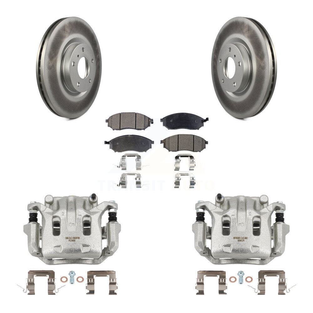Transit Auto KCG-100762P Disc Brake Kit for 2006-2020 INFINITI Q40, INFINITI Q70L, INFINITI QX70 & more - Front product image