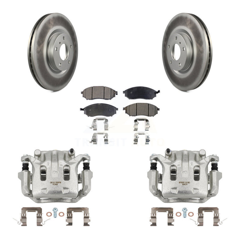 Transit Auto KCG-100762P Disc Brake Kit for 2006-2020 INFINITI Q40, INFINITI Q70L, INFINITI QX70 & more - Front product image