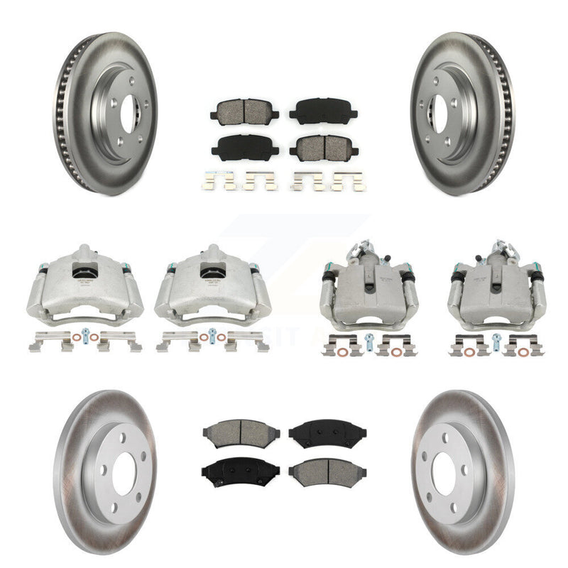 Transit Auto KCG-100763S Disc Brake Kit for 2005-2009 Buick Allure, Buick LaCrosse, Pontiac Grand Prix - Front and Rear product image