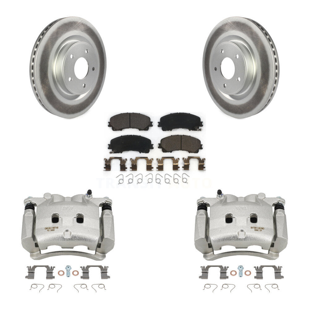 Transit Auto KCG-100763T Disc Brake Kit for 2014-2024 INFINITI Q60, INFINITI QX50, INFINITI Q50 - Front product image