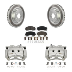 Transit Auto KCG-100763T Disc Brake Kit for 2014-2024 INFINITI Q60, INFINITI QX50, INFINITI Q50 - Front product image