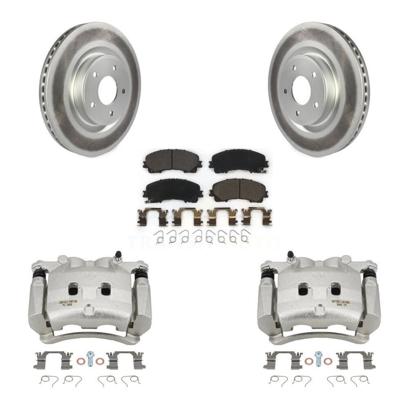 Transit Auto KCG-100763T Disc Brake Kit for 2014-2024 INFINITI Q60, INFINITI QX50, INFINITI Q50 - Front product image