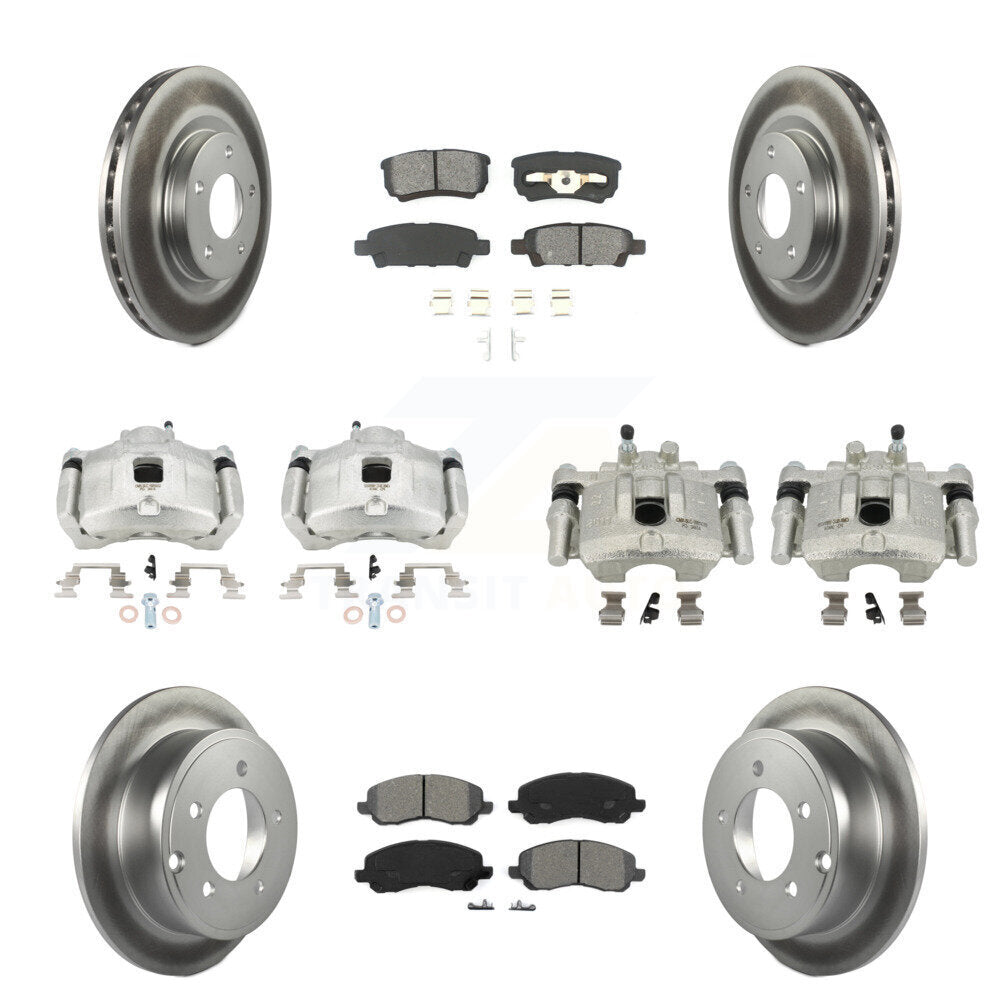 Transit Auto KCG-100764S Disc Brake Kit for 2007-2017 Chrysler 200, Dodge Caliber, Dodge Avenger & more - Front and Rear product image