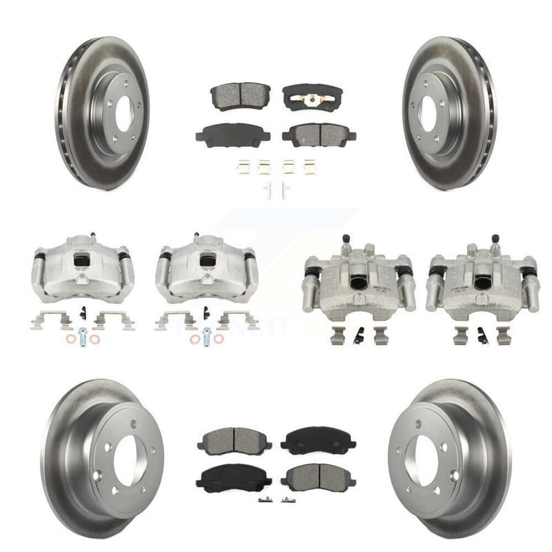 Transit Auto KCG-100764S Disc Brake Kit for 2007-2017 Chrysler 200, Dodge Caliber, Dodge Avenger & more - Front and Rear product image