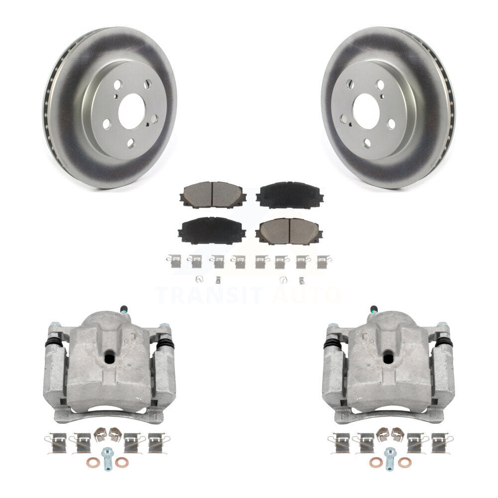 Transit Auto KCG-100765C Disc Brake Kit for 2016-2022 Toyota Corolla, Toyota Prius Prime, Toyota Prius - Front product image