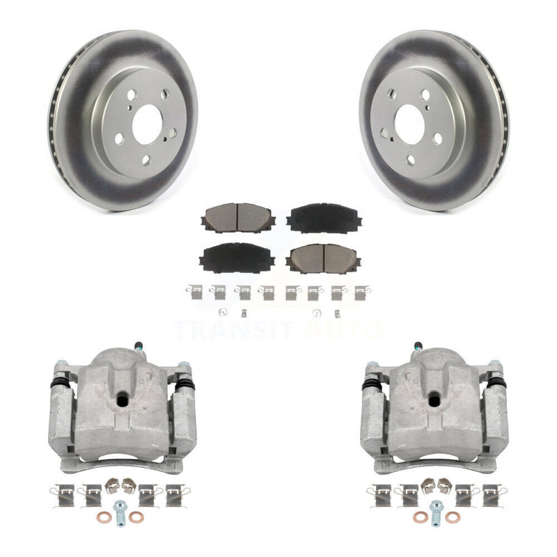 Transit Auto KCG-100765C Disc Brake Kit for 2016-2022 Toyota Corolla, Toyota Prius Prime, Toyota Prius - Front product image