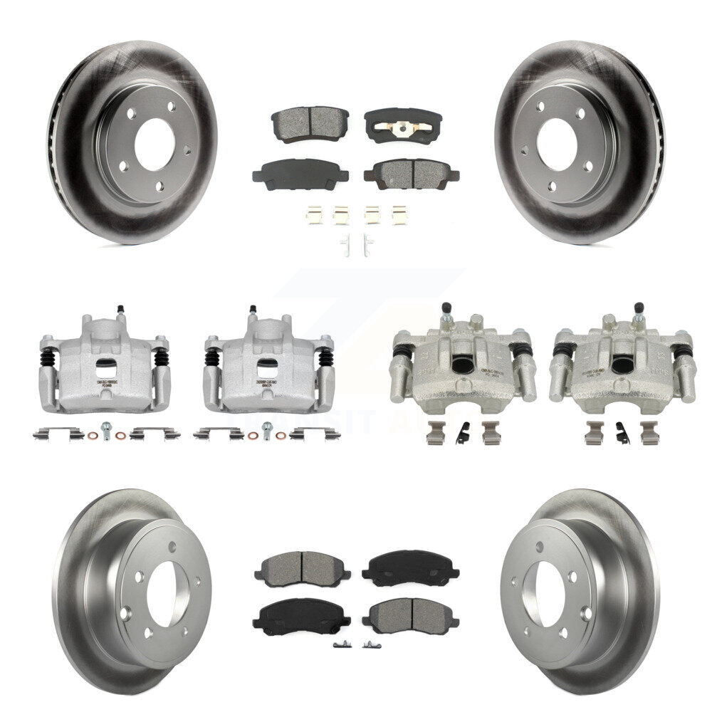 Transit Auto KCG-100765S Disc Brake Kit for 2008-2016 Mitsubishi Lancer - Front and Rear product image