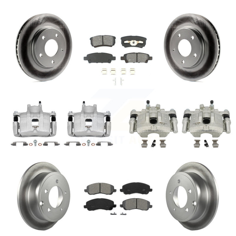Transit Auto KCG-100765S Disc Brake Kit for 2008-2016 Mitsubishi Lancer - Front and Rear product image