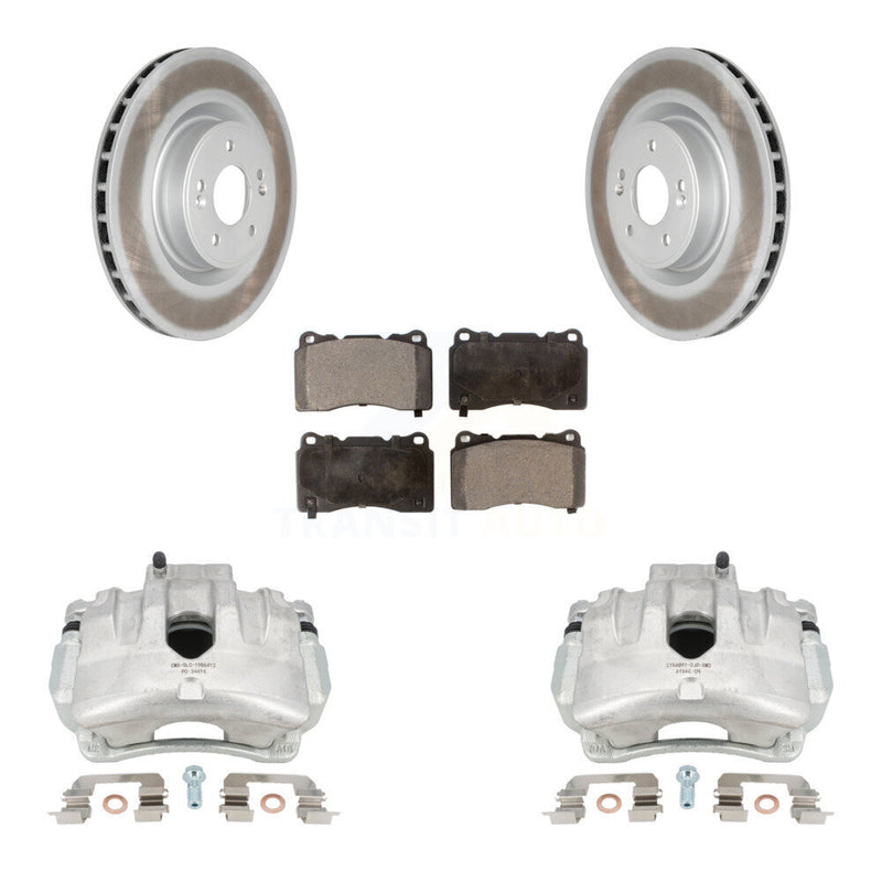 Transit Auto KCG-100765T Disc Brake Kit for 2014-2016 Hyundai Genesis Coupe - Front product image