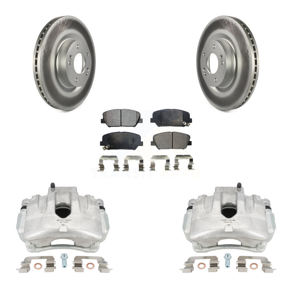 Transit Auto KCG-100766T Disc Brake Kit for 2014-2016 Hyundai Genesis Coupe - Front product image