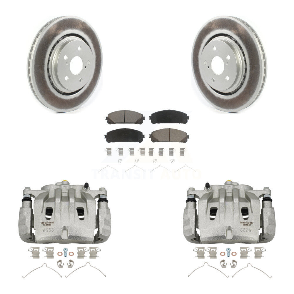Transit Auto KCG-100767C Disc Brake Kit for 2022 Lexus NX250, Lexus NX350, Lexus NX350h - Front product image