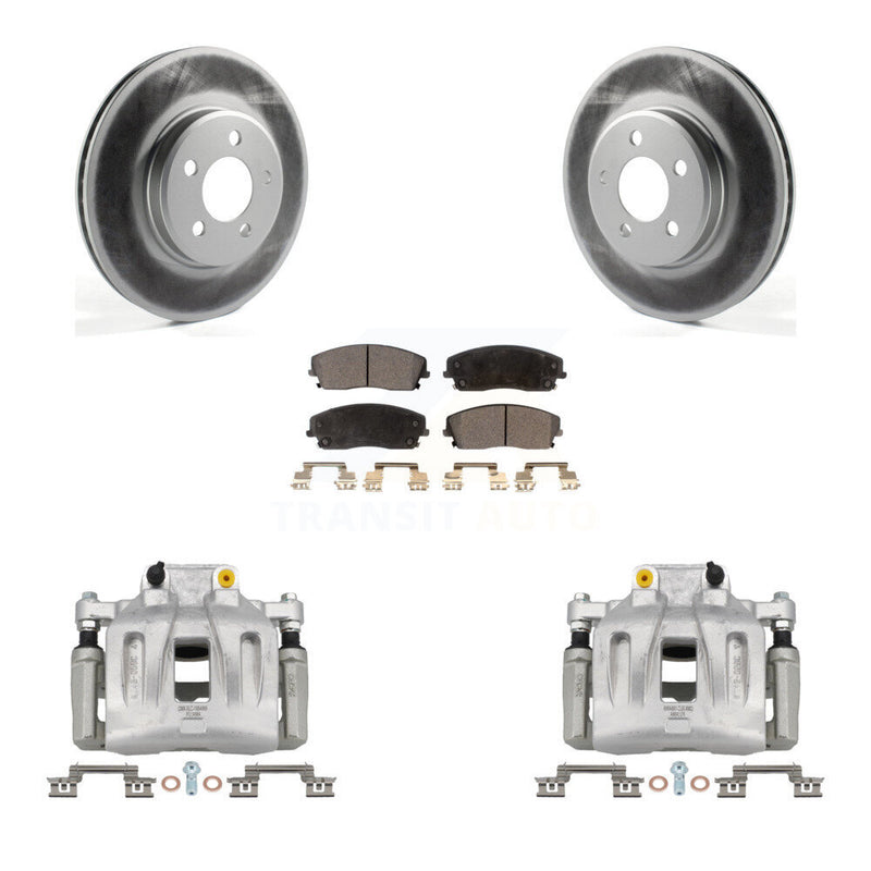 Transit Auto KCG-100767P Disc Brake Kit for 2005-2011 Chrysler 300, Dodge Challenger, Dodge Charger & more - Front product image