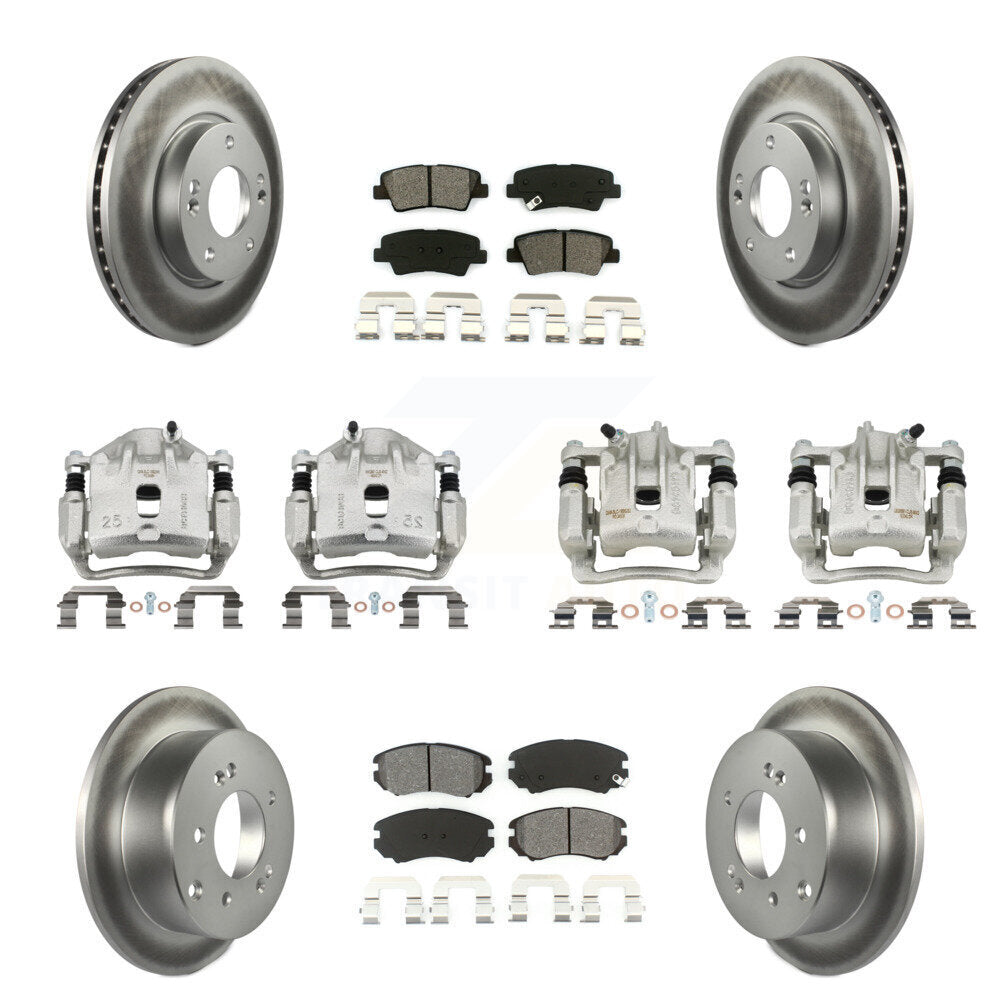Transit Auto KCG-100768S Disc Brake Kit for 2012-2013 Kia Soul - Front and Rear product image