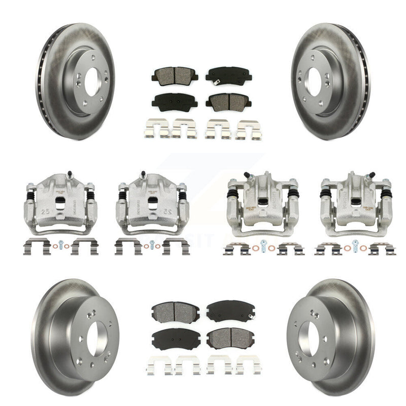 Transit Auto KCG-100768S Disc Brake Kit for 2012-2013 Kia Soul - Front and Rear product image