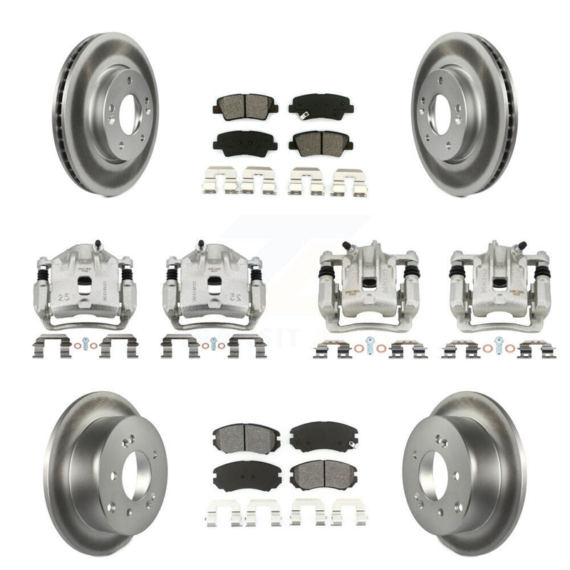 Transit Auto KCG-100769S Disc Brake Kit for 2010-2011 Kia Soul - Front and Rear product image