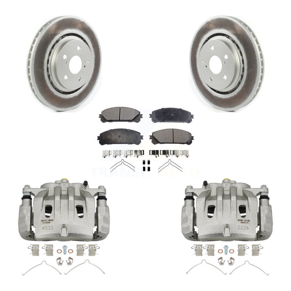 Transit Auto KCG-100770P Disc Brake Kit for 2022 Lexus NX250, Lexus NX350, Lexus NX350h - Front product image