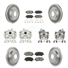 Transit Auto KCG-100770S Disc Brake Kit for 2012-2016 Hyundai Accent - Front and Rear product image