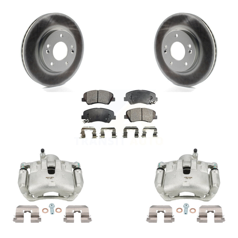 Transit Auto KCG-100771P Disc Brake Kit for 2012 Hyundai Veloster - Front product image