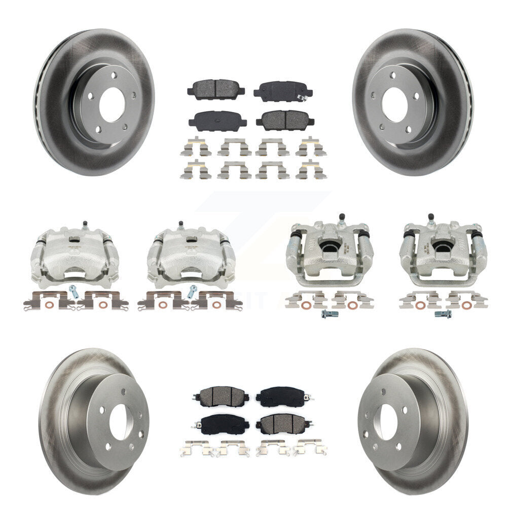Transit Auto KCG-100771S Disc Brake Kit for 2013-2018 Nissan Altima - Front and Rear product image
