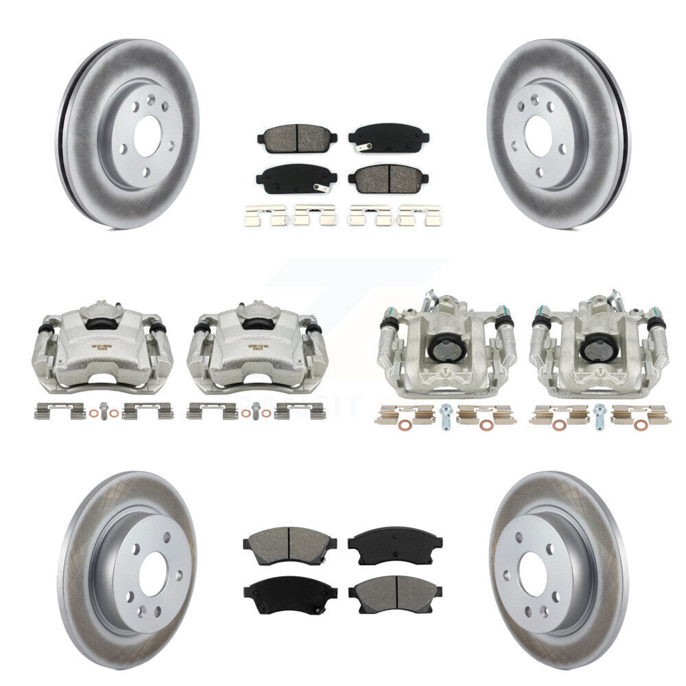 Transit Auto KCG-100773S Disc Brake Kit for 2011-2016 Chevrolet Cruze Limited, Chevrolet Cruze - Front and Rear product image