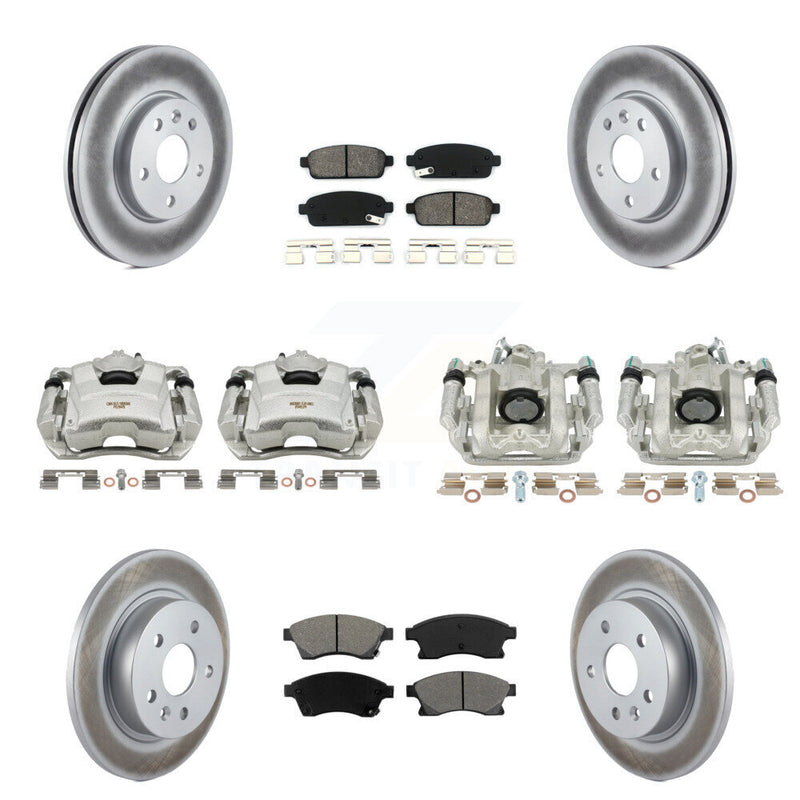 Transit Auto KCG-100773S Disc Brake Kit for 2011-2016 Chevrolet Cruze Limited, Chevrolet Cruze - Front and Rear product image