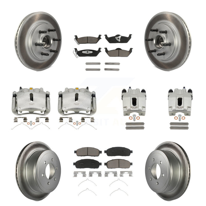 Transit Auto KCG-100774C Disc Brake Kit for 2004-2008 Lincoln Mark LT, Ford F-150 - Front and Rear product image