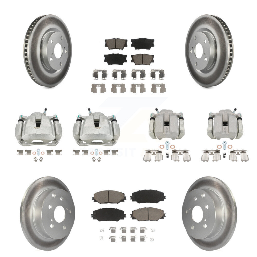 Transit Auto KCG-100775C Disc Brake Kit for 2006-2012 Toyota RAV4 - Front and Rear product image