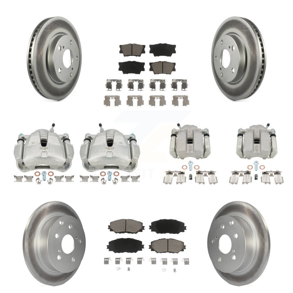 Transit Auto KCG-100776C Disc Brake Kit for 2006-2012 Toyota RAV4 - Front and Rear product image