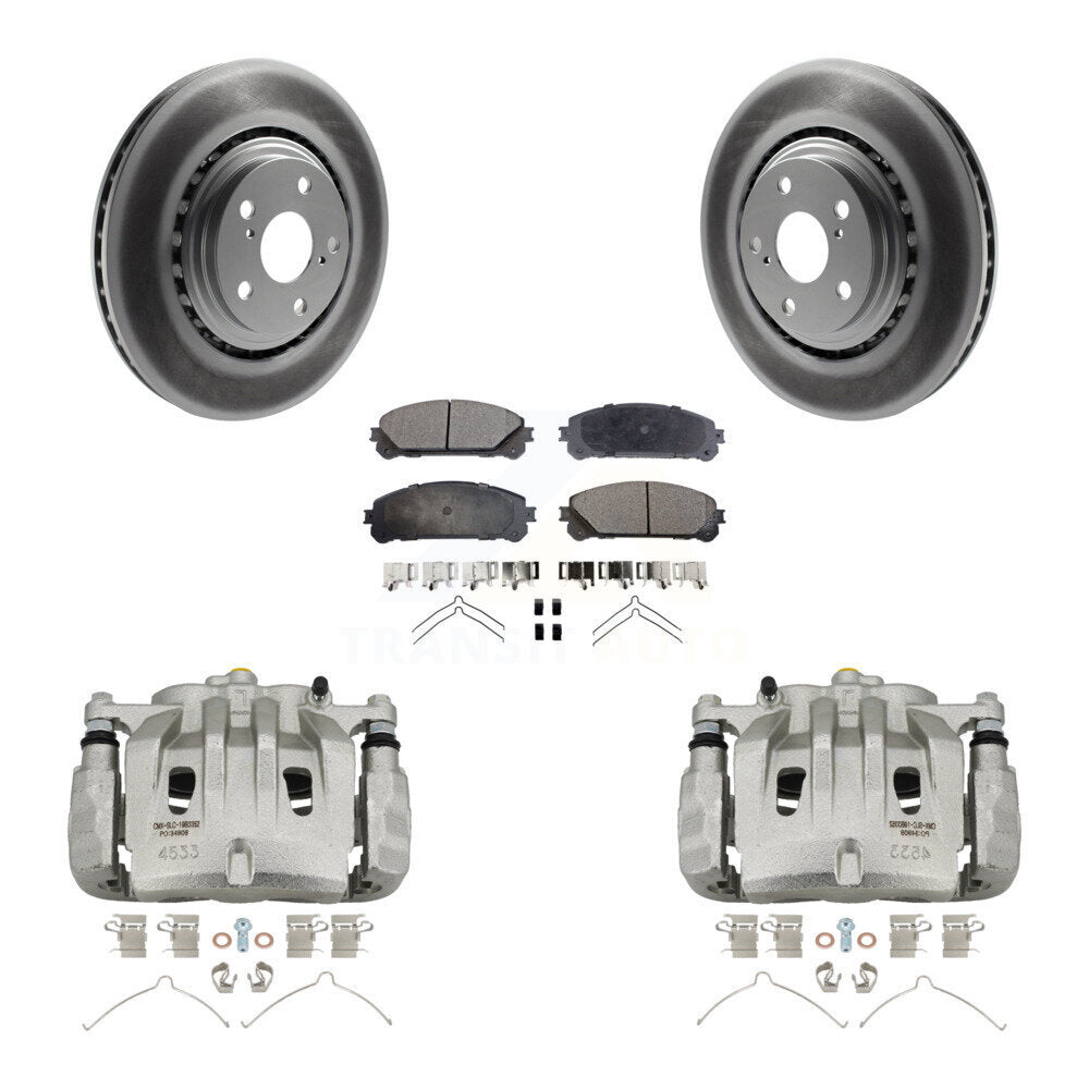 Transit Auto KCG-100776T Disc Brake Kit for 2008-2021 Lexus NX300, Lexus NX200t, Lexus NX300h & more - Front product image